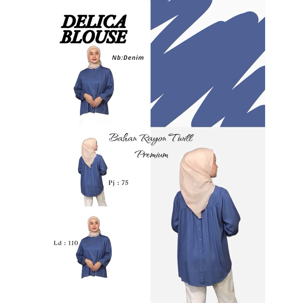 BLOUSE RAYON/ KEMEJA RAYON ALLSIZE KEMEJA WANITA