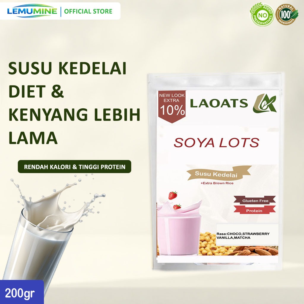 Laoats Susu Protein Diet Kedelai Soya Milk 200gr