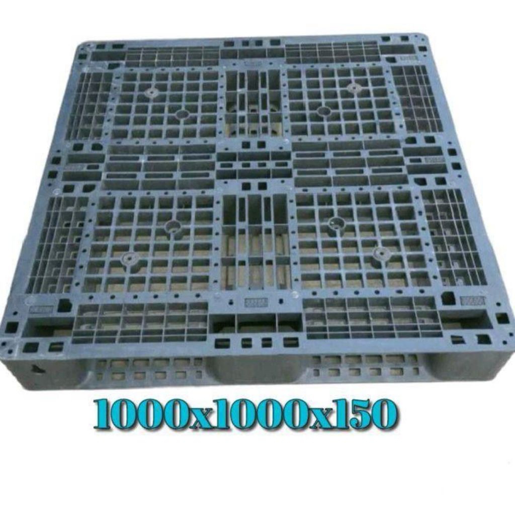 palet plastik 100x100x15 hitam
