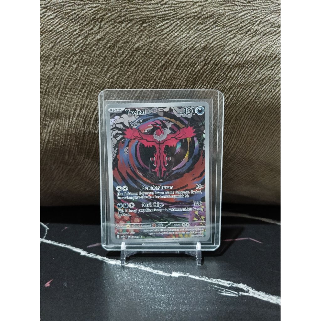 Yveltal AR Indo kartu pokemon Tcg