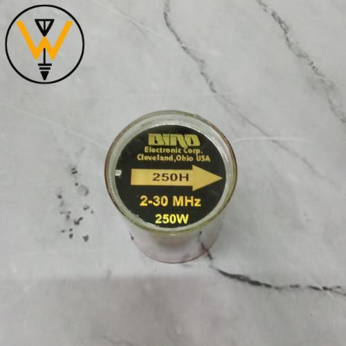 BIRD 250H ELEMENT 250W 2-30MHZ THRULINE ELEMENT WATTMETER BIRD 250 H