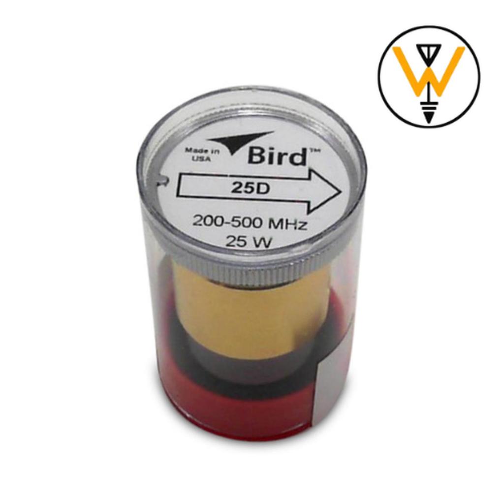 BIRD 25D ELEMENT 25W 200-500MHZ THRULINE ELEMENT WATTMETER BIRD 25 D