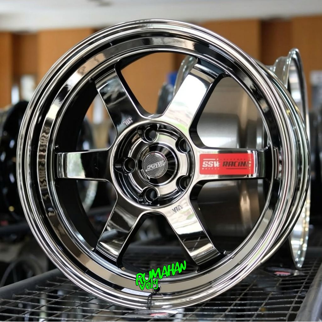 velg TE37V ORIGINAL SSW THAILAND r18 lebar 8,5 pcd 5x114,3 ET 25 velg mobil ring 18 pnp mobil r16 re