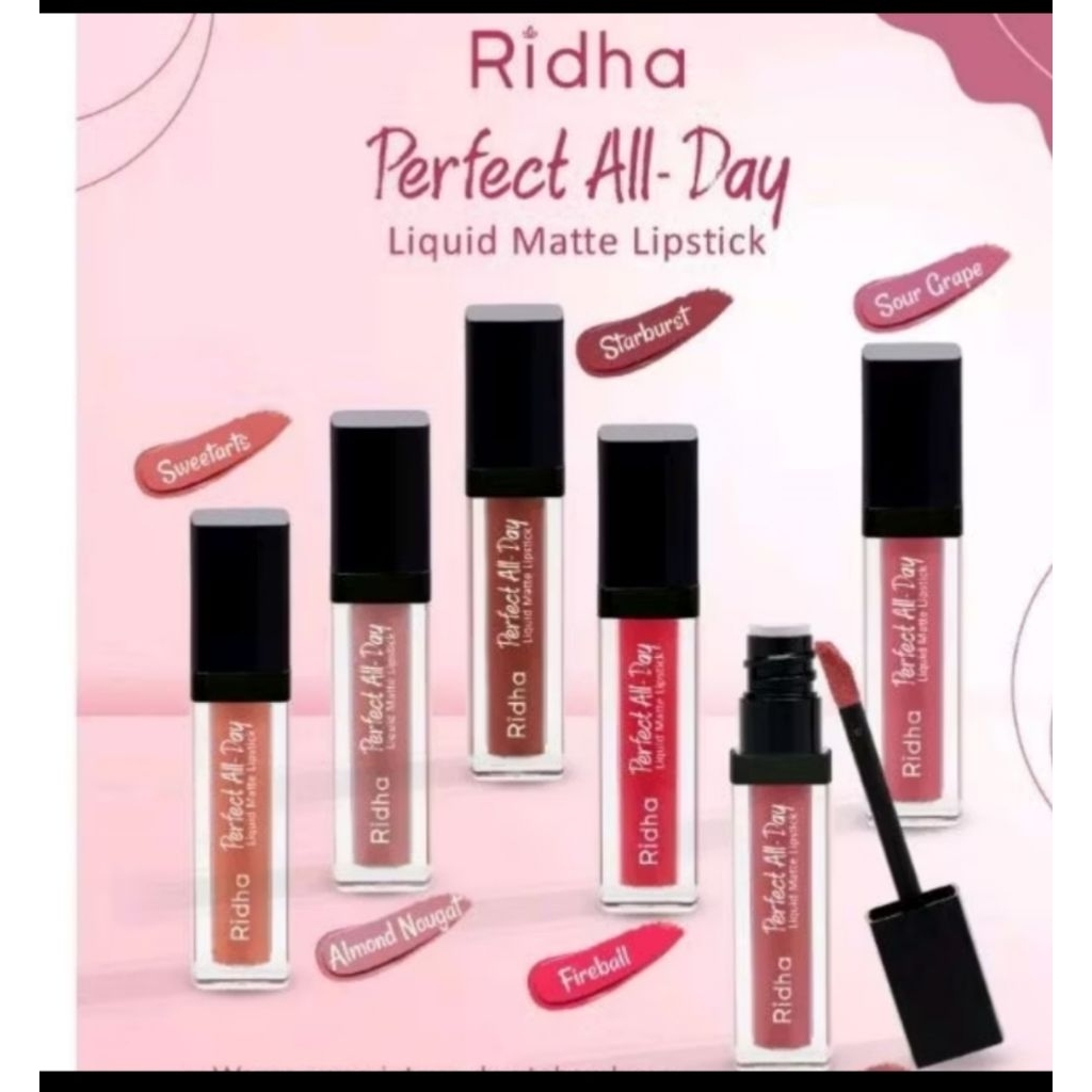 RIDHA LIQUID MATTE LIPSTIK
