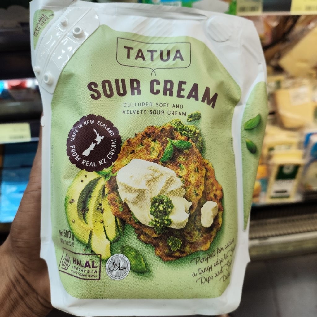 Keju sour cream Tatua 500g – Cream Cheese Premium Lembut Halal