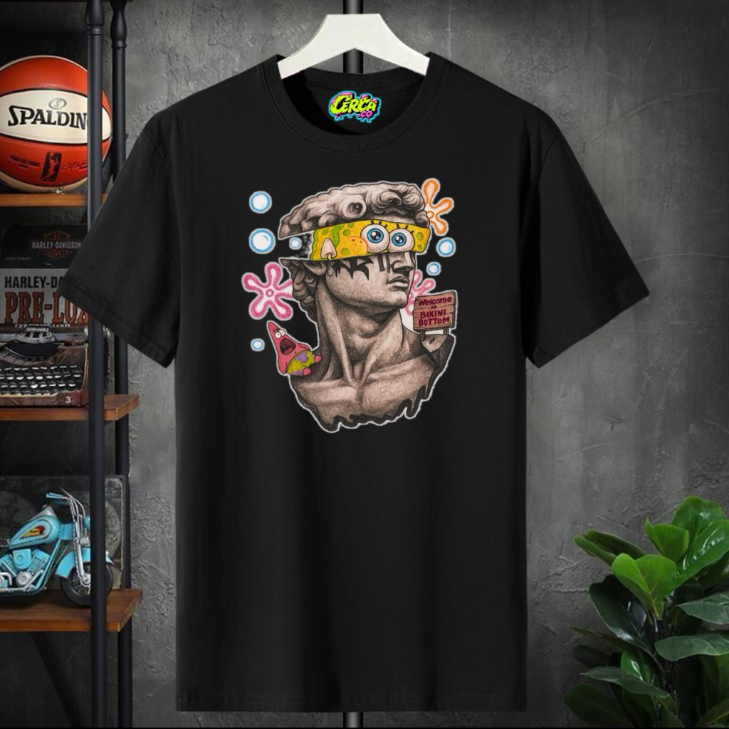 Kaos Pria Distro - Lembut, Adem, Nyaman Dipakai