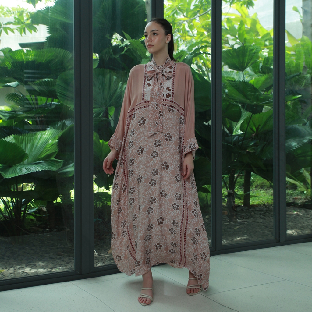 Batik Huza - Kaftan Vazta - Gamis Kaftan Batik Wanita