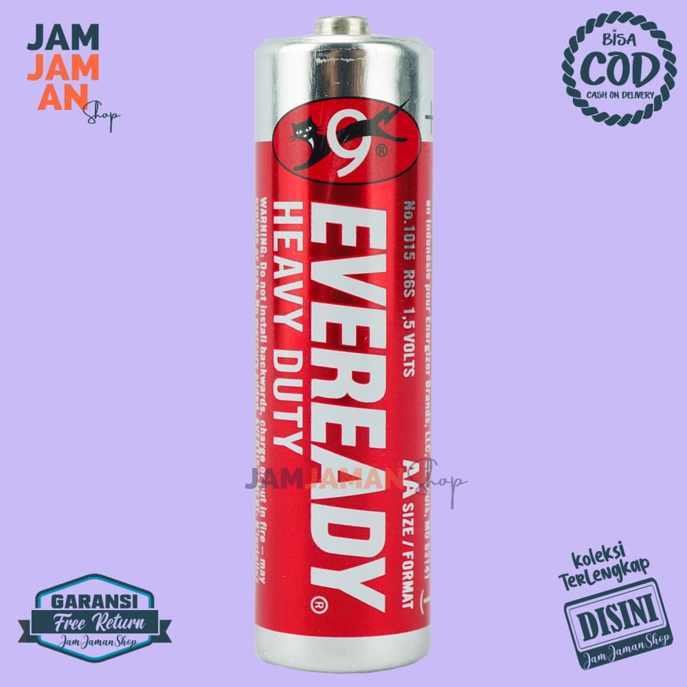 Batu Baterai Jam Dinding Eveready AA Original Peralatan Rumah