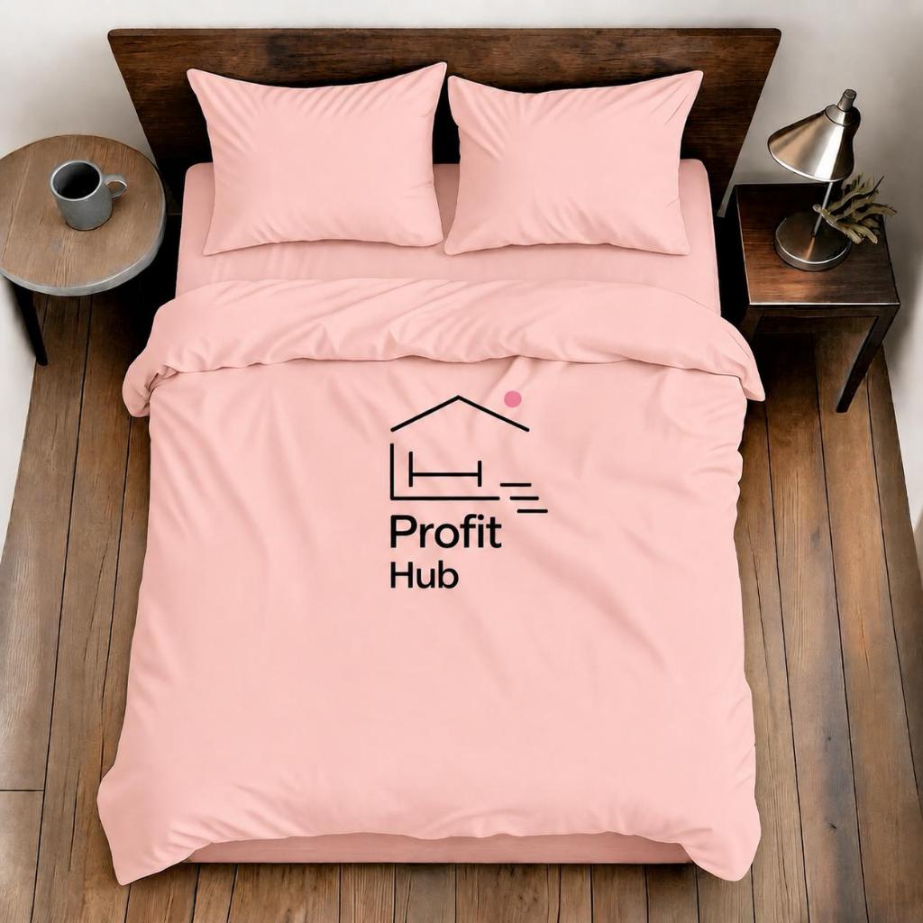 Bedcover Set Sprei Polos 140x200 Tinggi 20/30/40 - Profit Hub