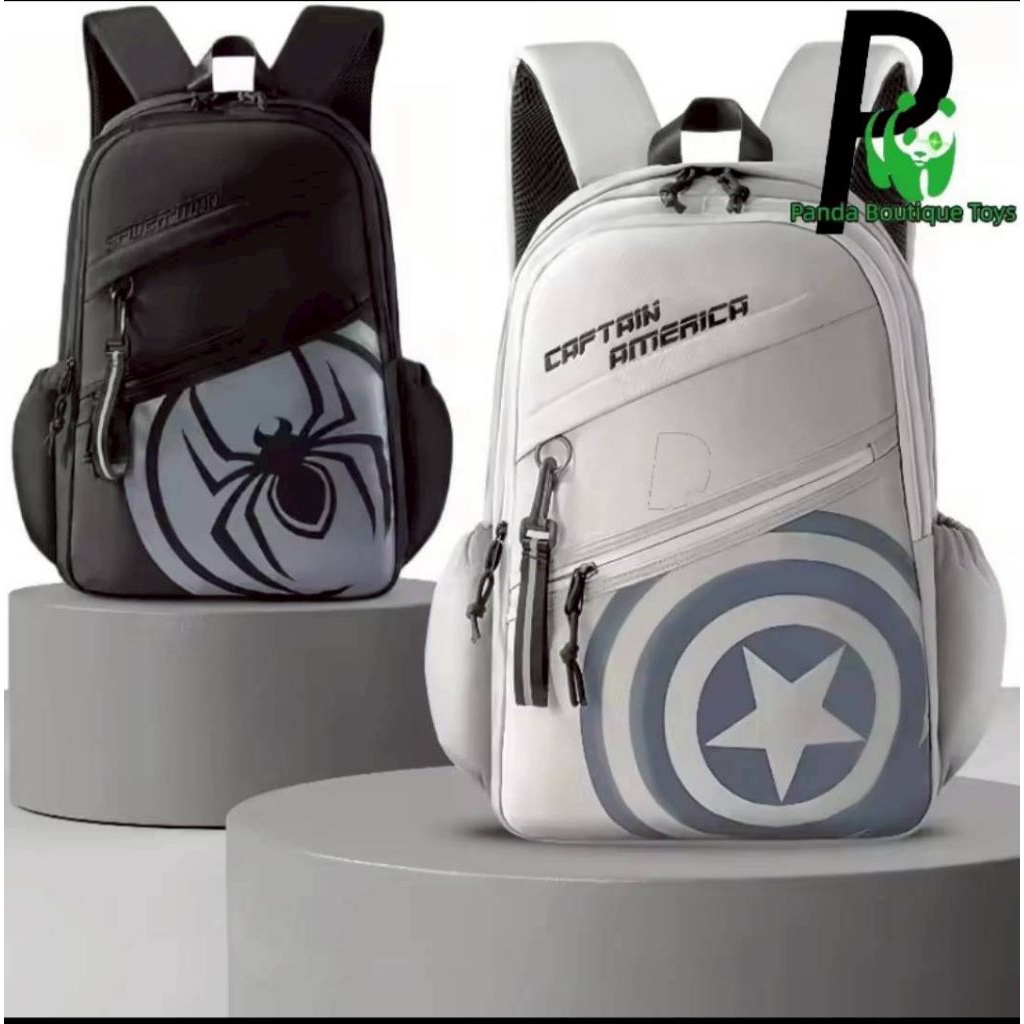 Tas Ransel Sekolah Anak Laki-laki tema Marvel