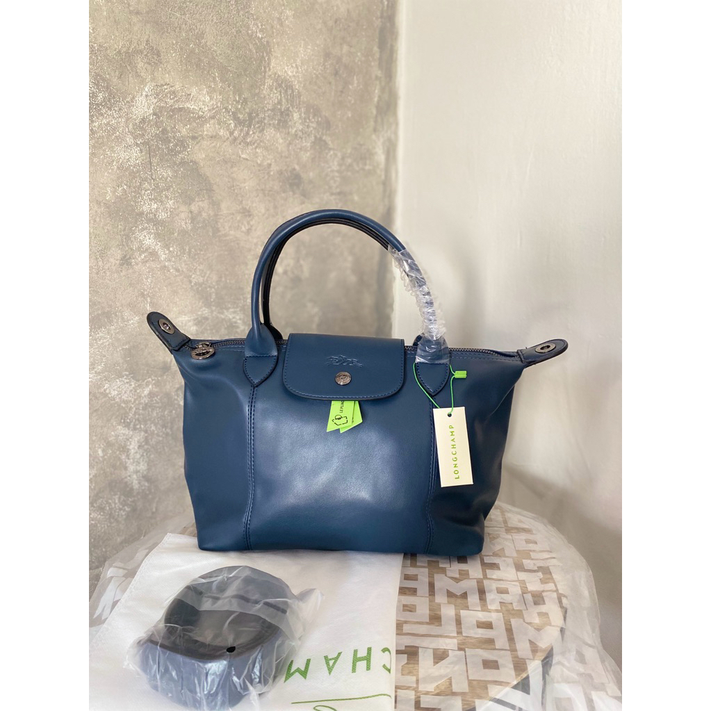 LC navy cuir (full kulit) size M
