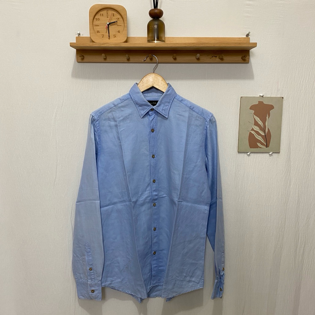 kemeja panjang pria Massimo Dutti original size S bisa M