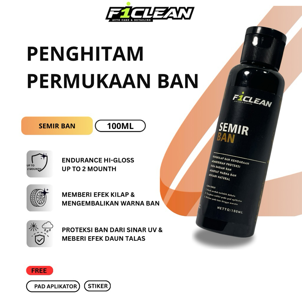 New Semir Ban Motor Mobil, Pembersih Ban Motor Mobil, Perawatan Ban Motor Mobil Anti Slick Tahan Lam