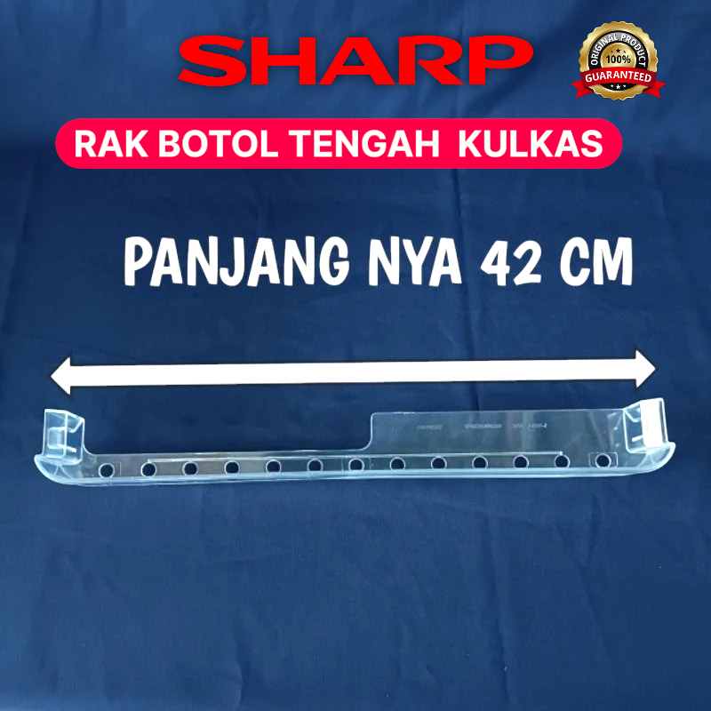 RAK BOTOL KULKAS SHARP 2 PINTU RAK BOTOL TENGAH KULKAS SJ-195 SJ-197 ORIGINAL