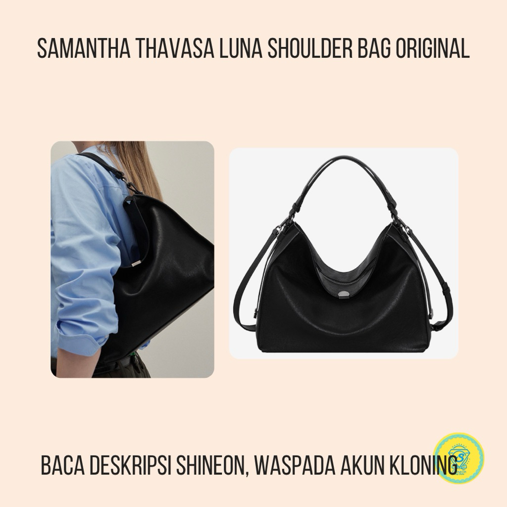 Original Samantha Thavasa Luna Shoulder Bag Tas Kulit Wanita