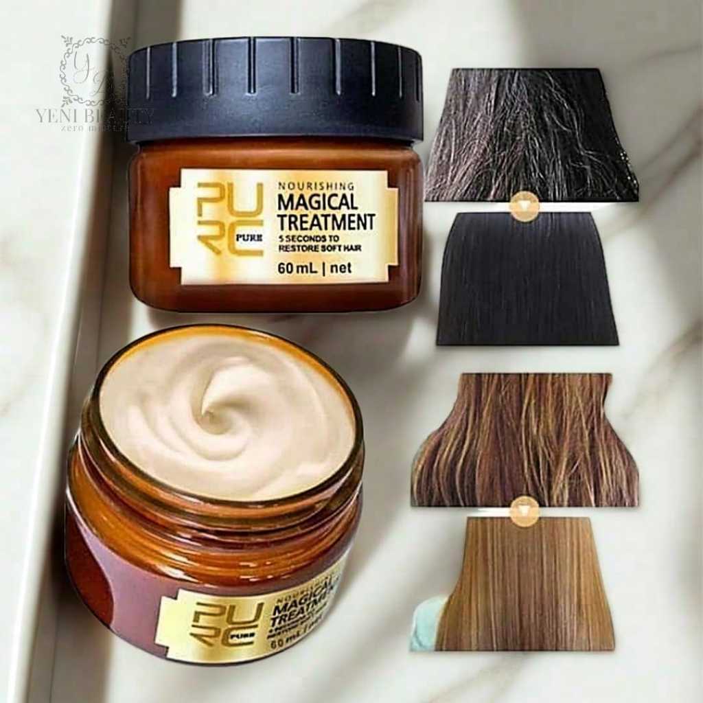 PURC Masker Keratin Magical Treatment 60gr Masker Keratin Rambut Halus YB