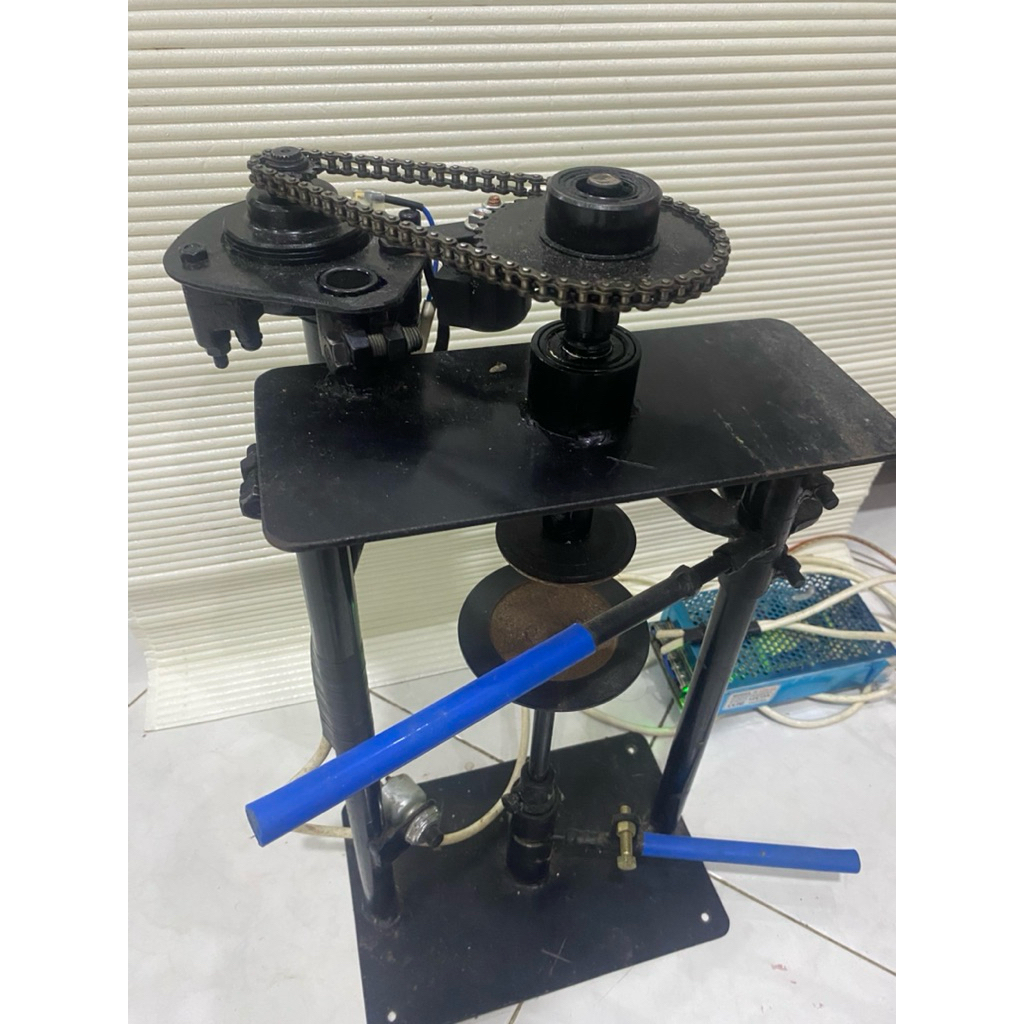 mesin sealer seamer pet can toples semi otomatis