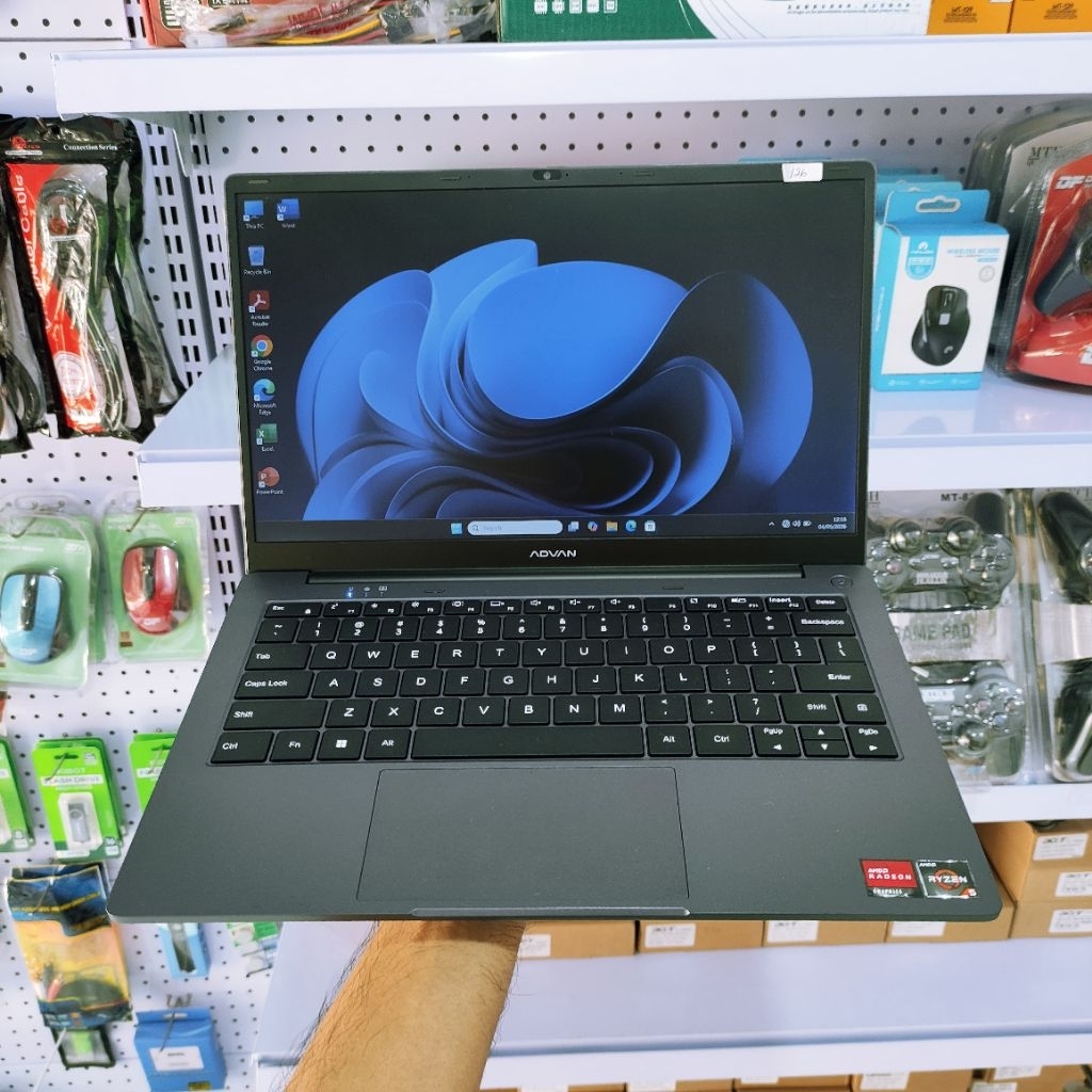 Laptop Grafis Advan RYZEN 5 Ssd Bodi Slim Murah