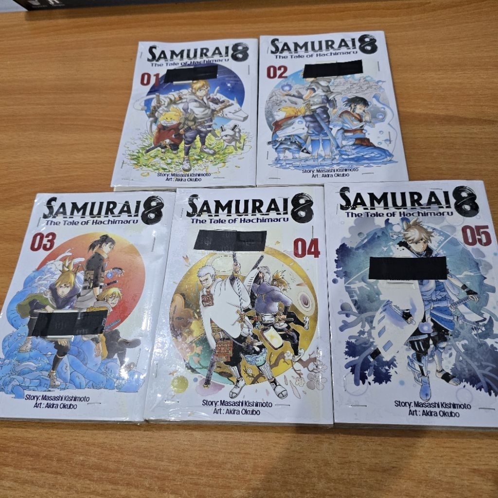 Bundle Komik Samurai 8 Volume 1-5 Preloved