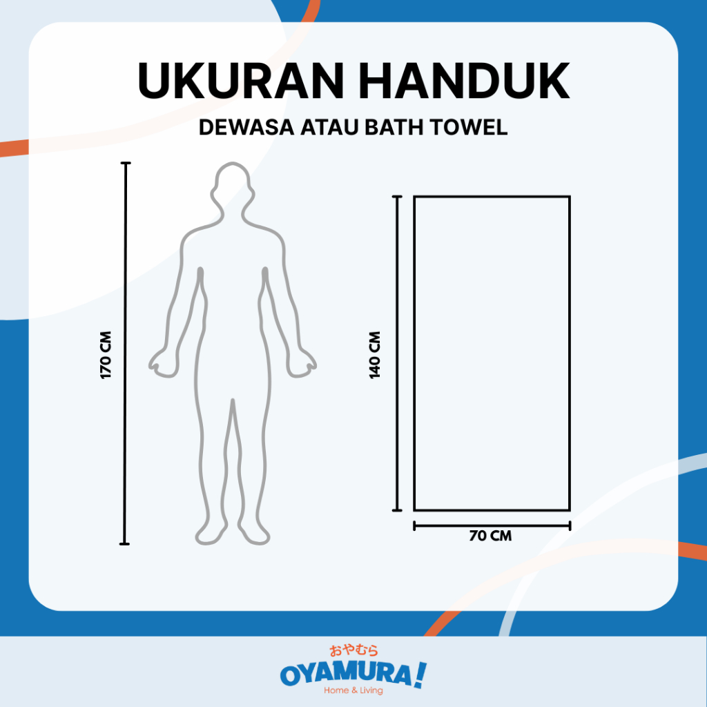 Murah Handuk Mandi Ohanna Katun Dewasa Ukuran 70X140 Cm Ohanna Menyerap Air- Oyamura