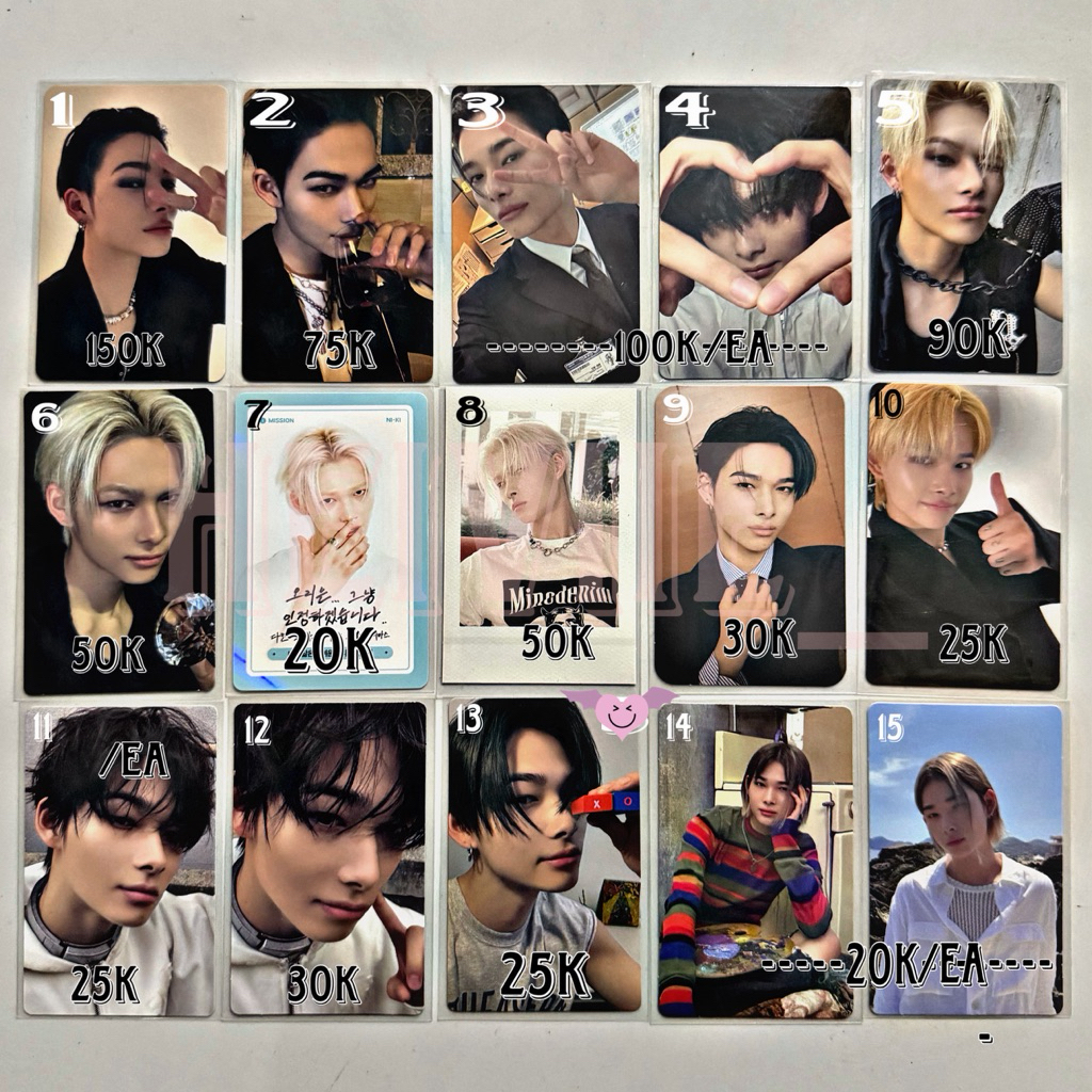 PHOTOCARD OFFICIAL ENHYPEN NI-KI