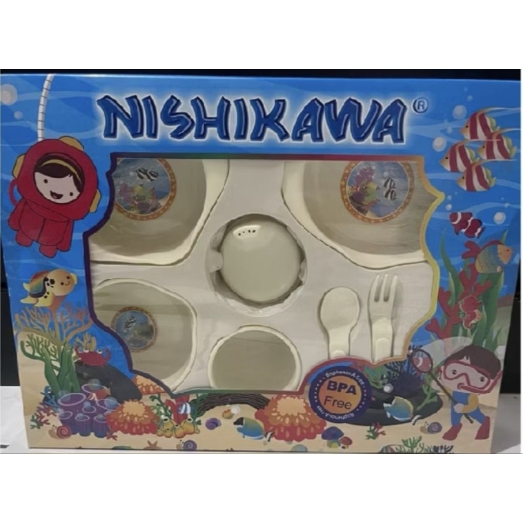 Feeding set NISHIKAWA alat makan bayi