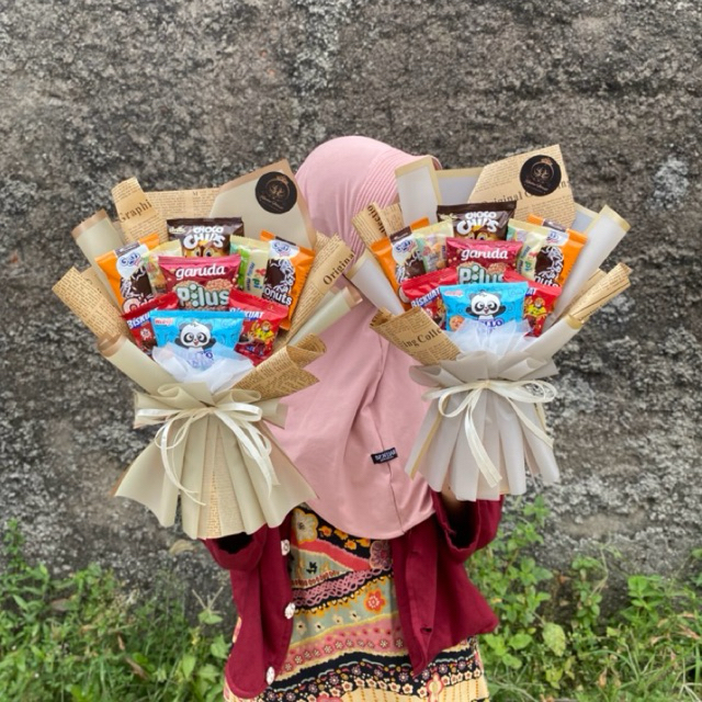 Bucket Snack bouquet mini wisuda/birthday/graduation