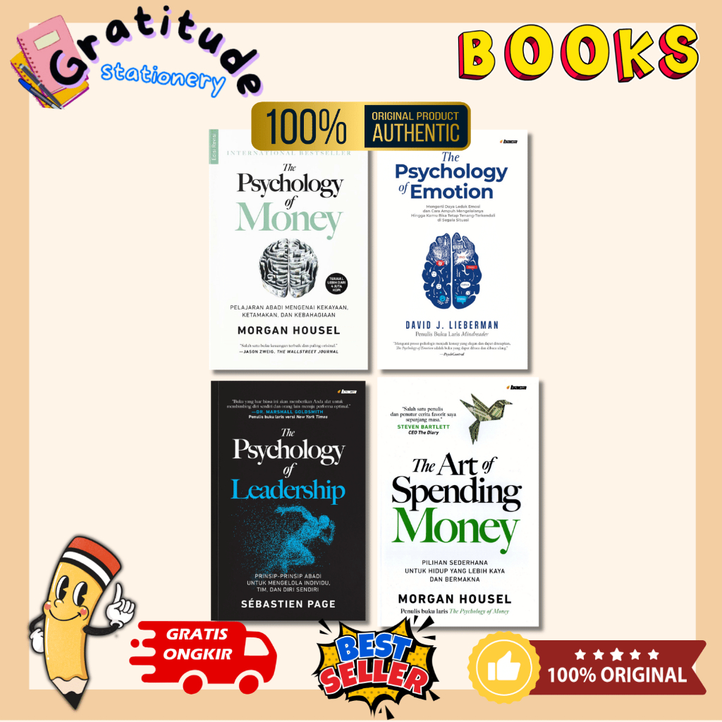 Buku The Psychology of Money (Revisi) | The Psychology of Emotion | The Psychology of Leadership | T
