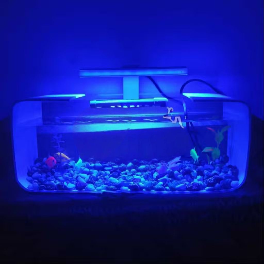 Lampu PW LED Aquarium Aquascape Lampu Perangsang Warna Ikan USB 5v