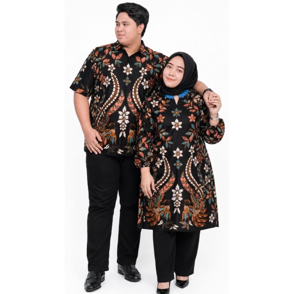 COUPLE SARIMBIT TUNIK BATIK BIG SIZE BAJU COUPLEAN BATIK