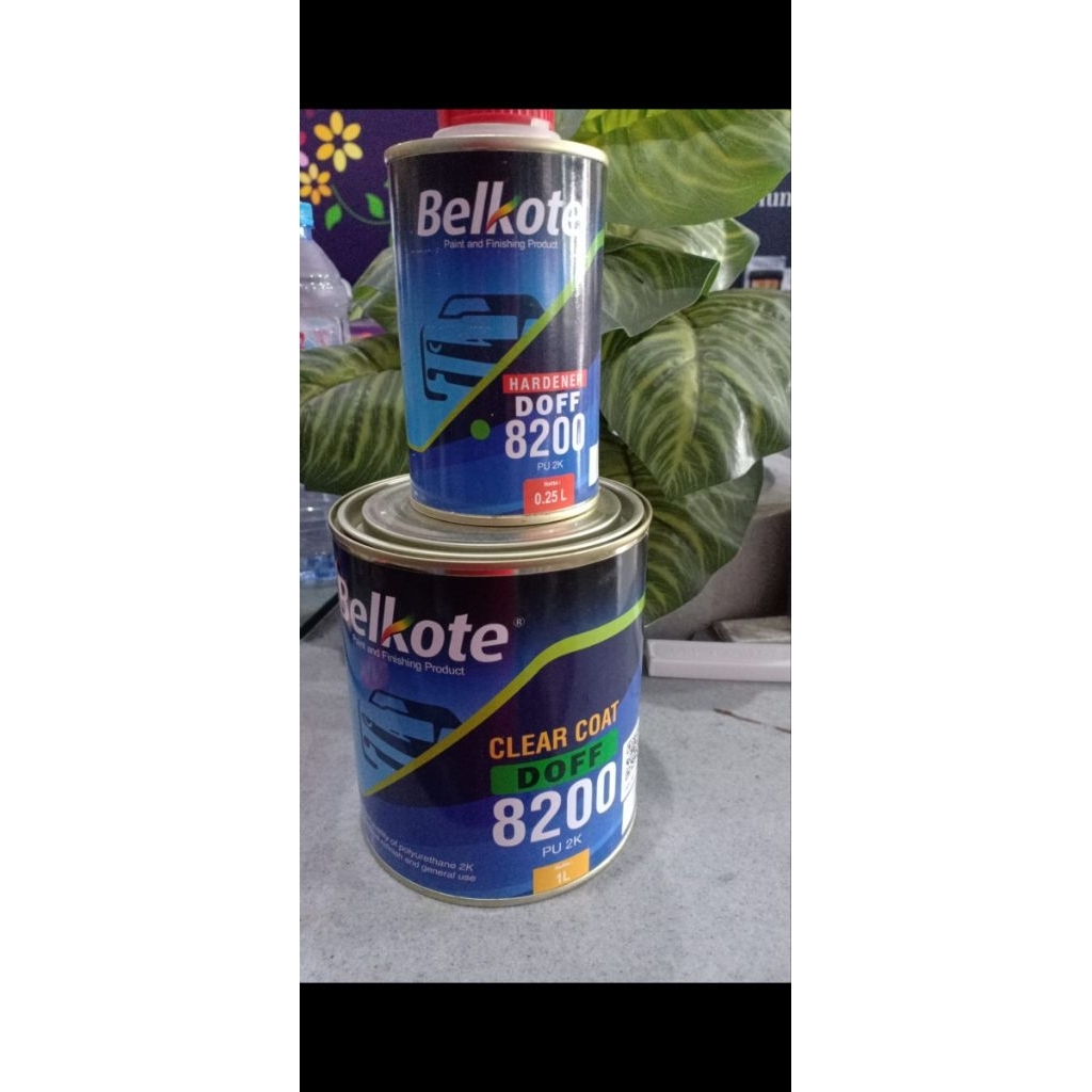 Clear Coat Belkote 8200 Gloss liter-set