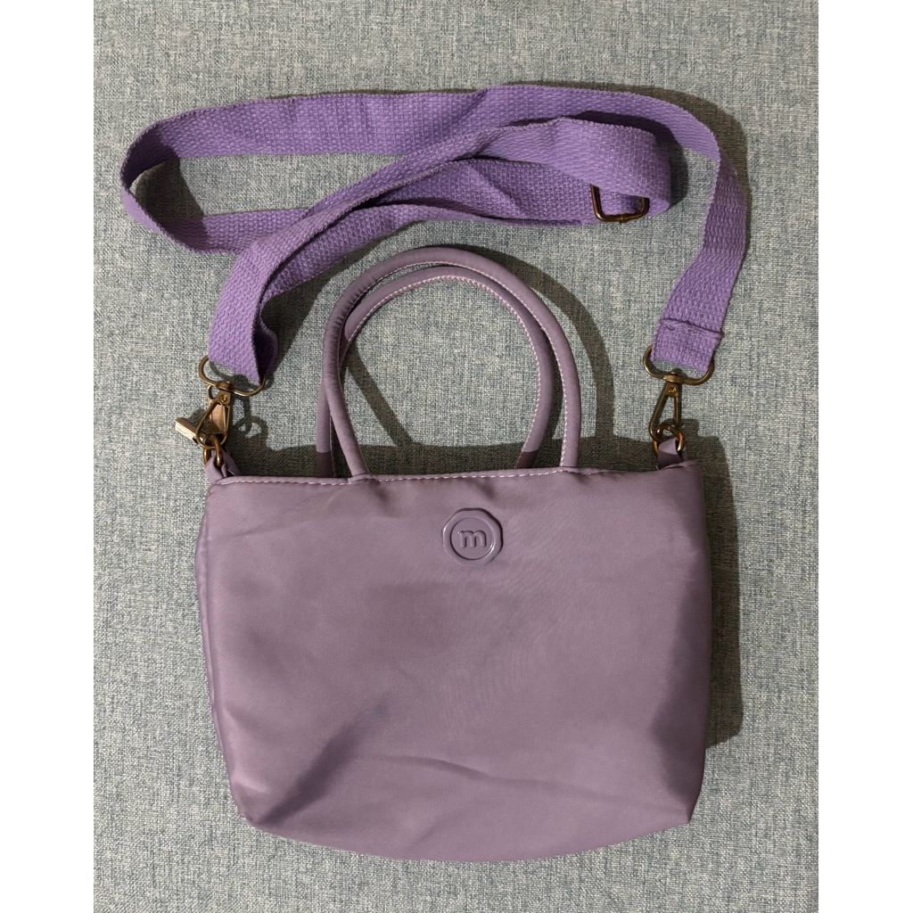 tas kecil ungu with strap