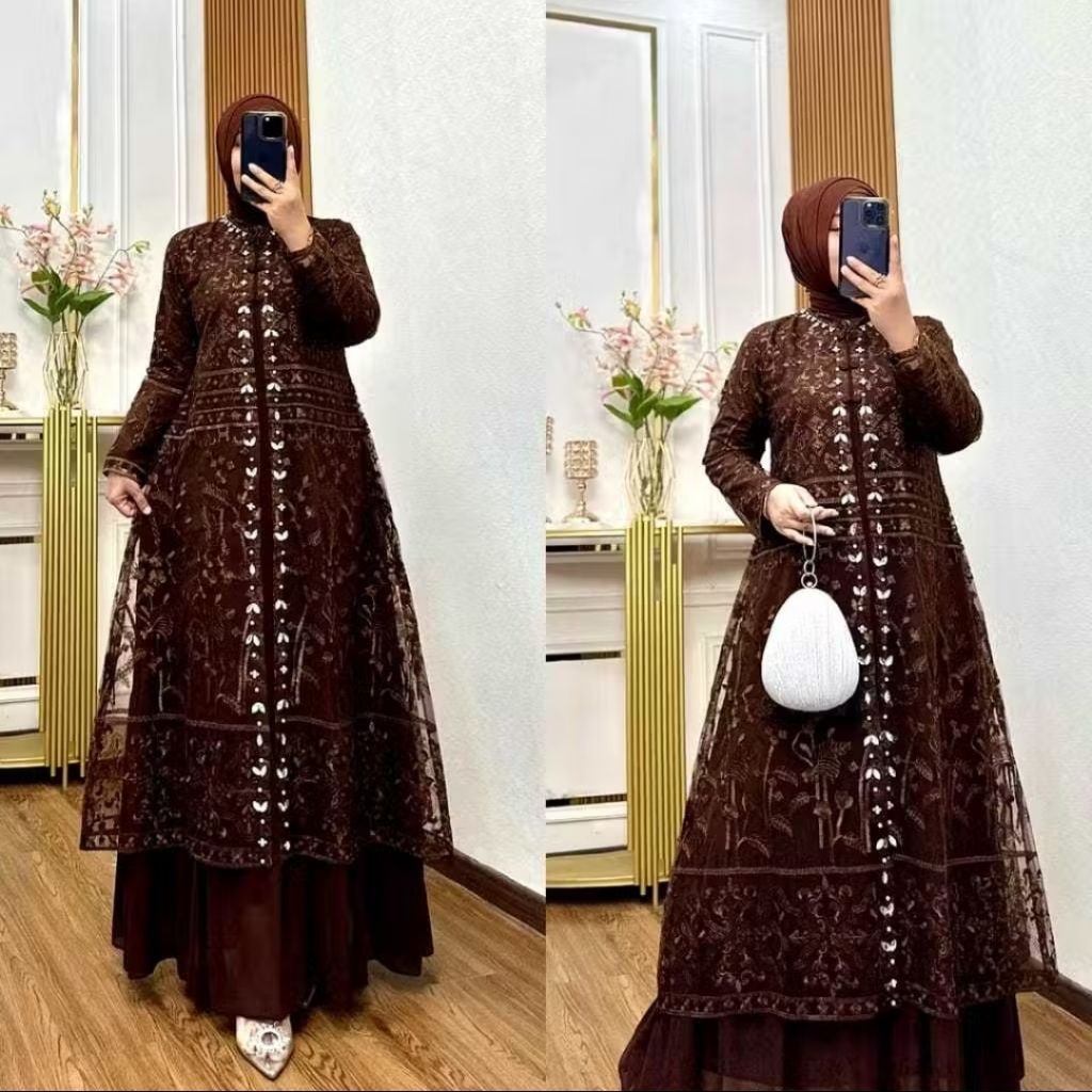 GAMIS CERUTY MIX OUTER BROKAT  / GAMIS BROKAT