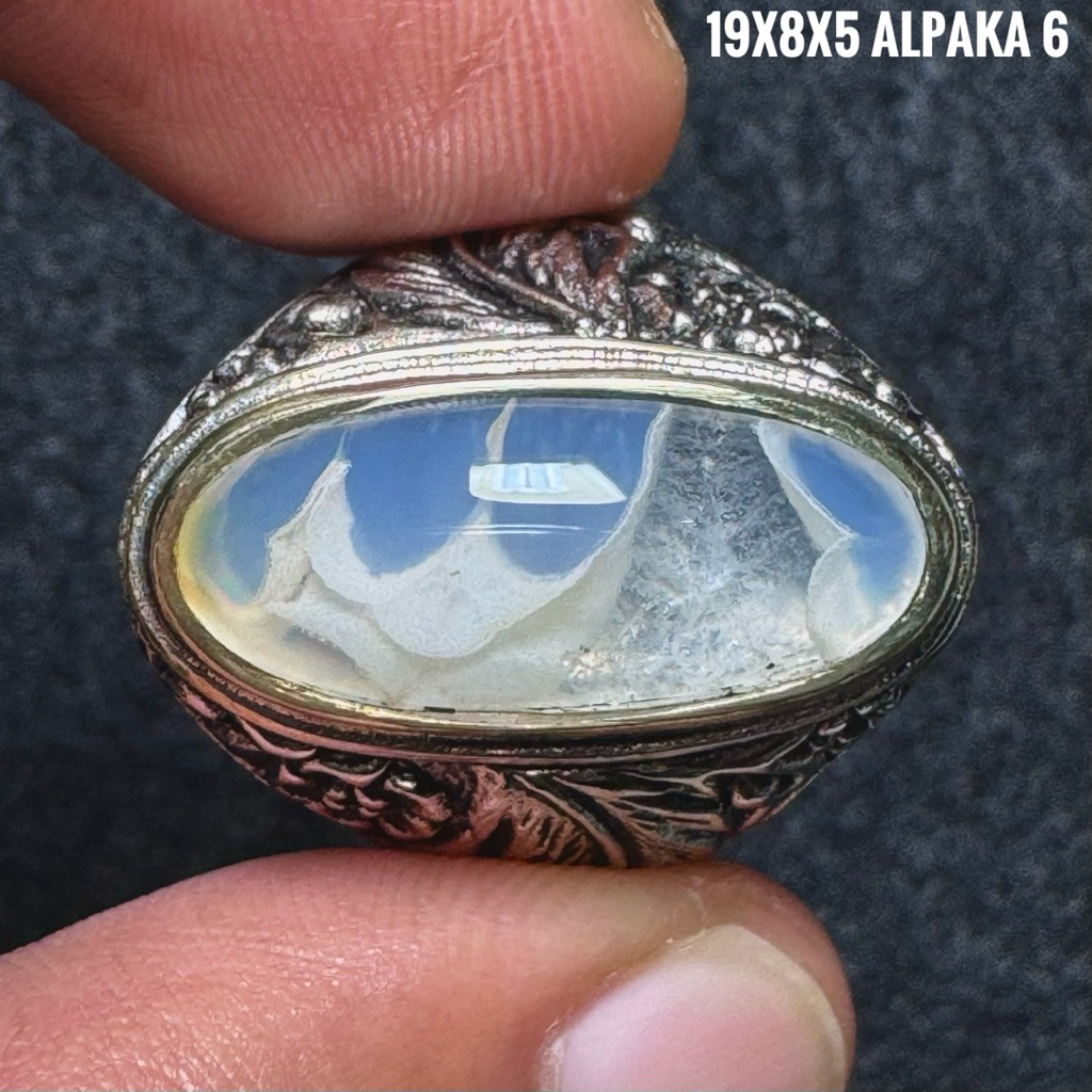 Cincin Batu Akik Natural Lafadz Allah
