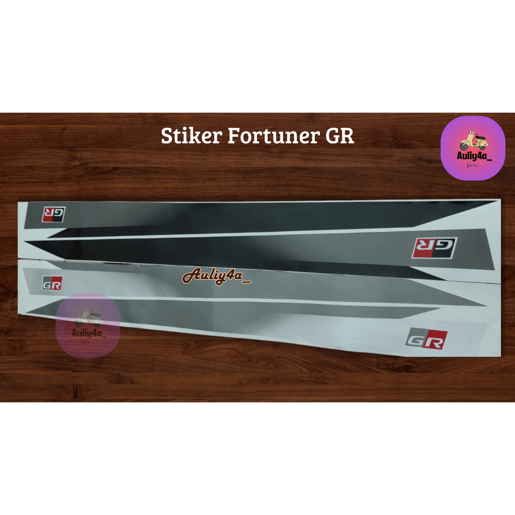 Stiker fortuner all new / stiker fortuner gr / stiker fortuner gr 2022 / Stiker Fortuner all new 202