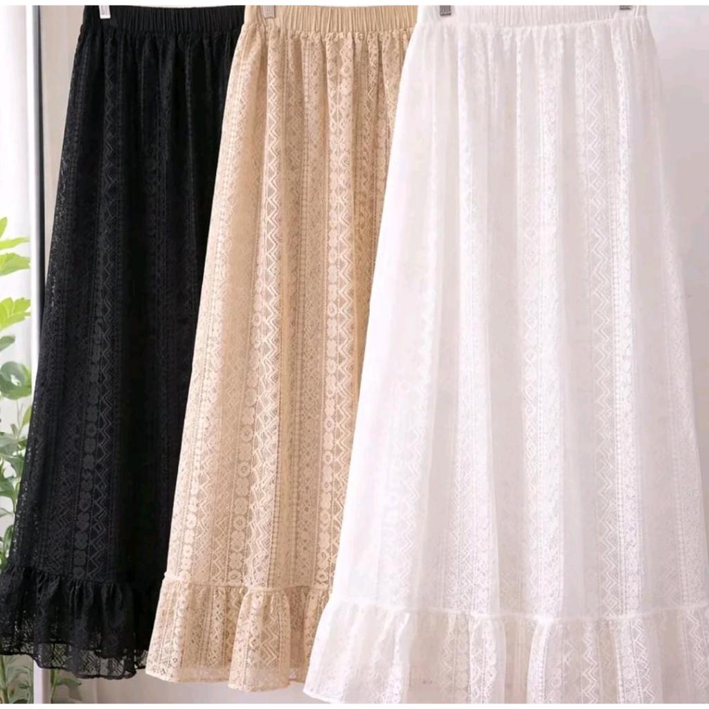 rok burkat rempel bawah.rok burkat premium halus casual remaja dan dewasa,rok burkat kekinian