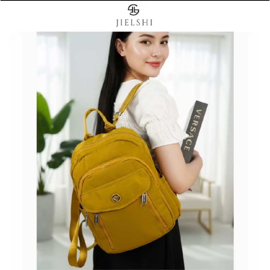 JIELSHI ROSSIE 7703 #Tas Ransel Wanita Sekolah Muat Laptop
