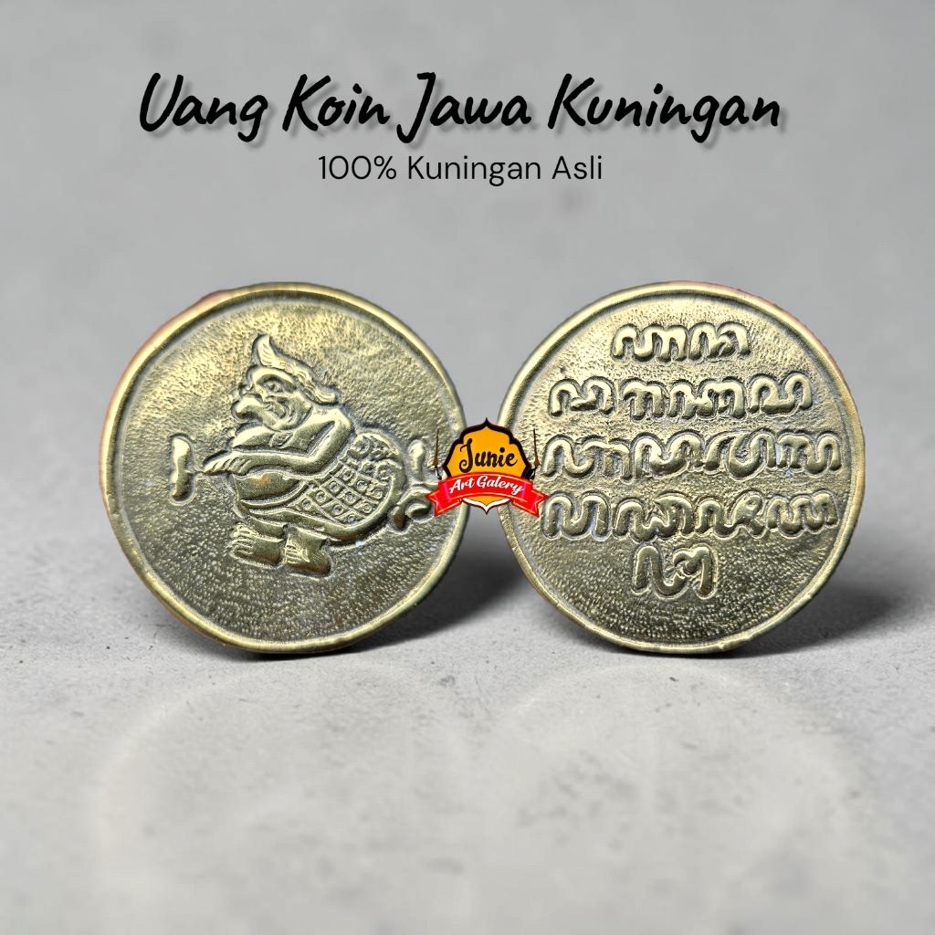 Uang Koin Majapahit Motif Jawa Bahan Kuningan