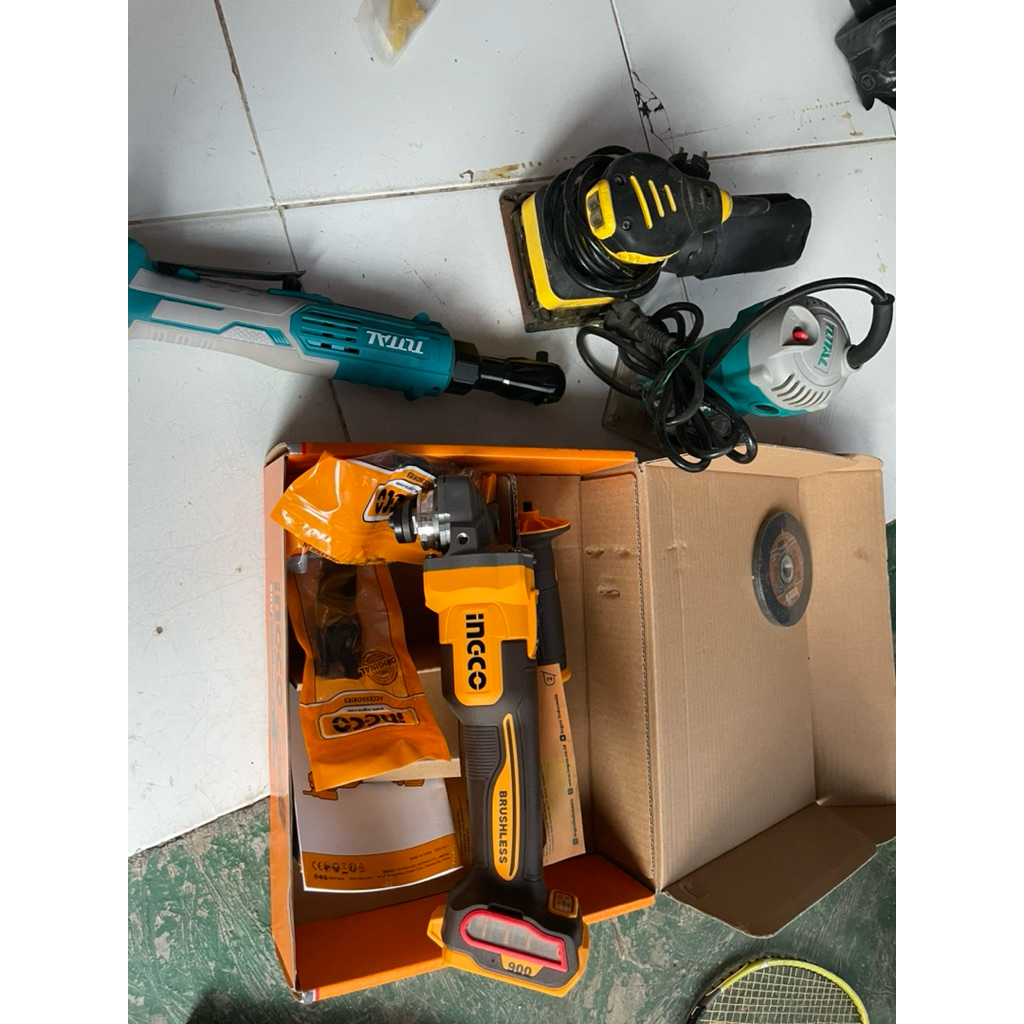 gerinda cordless ingco 20v