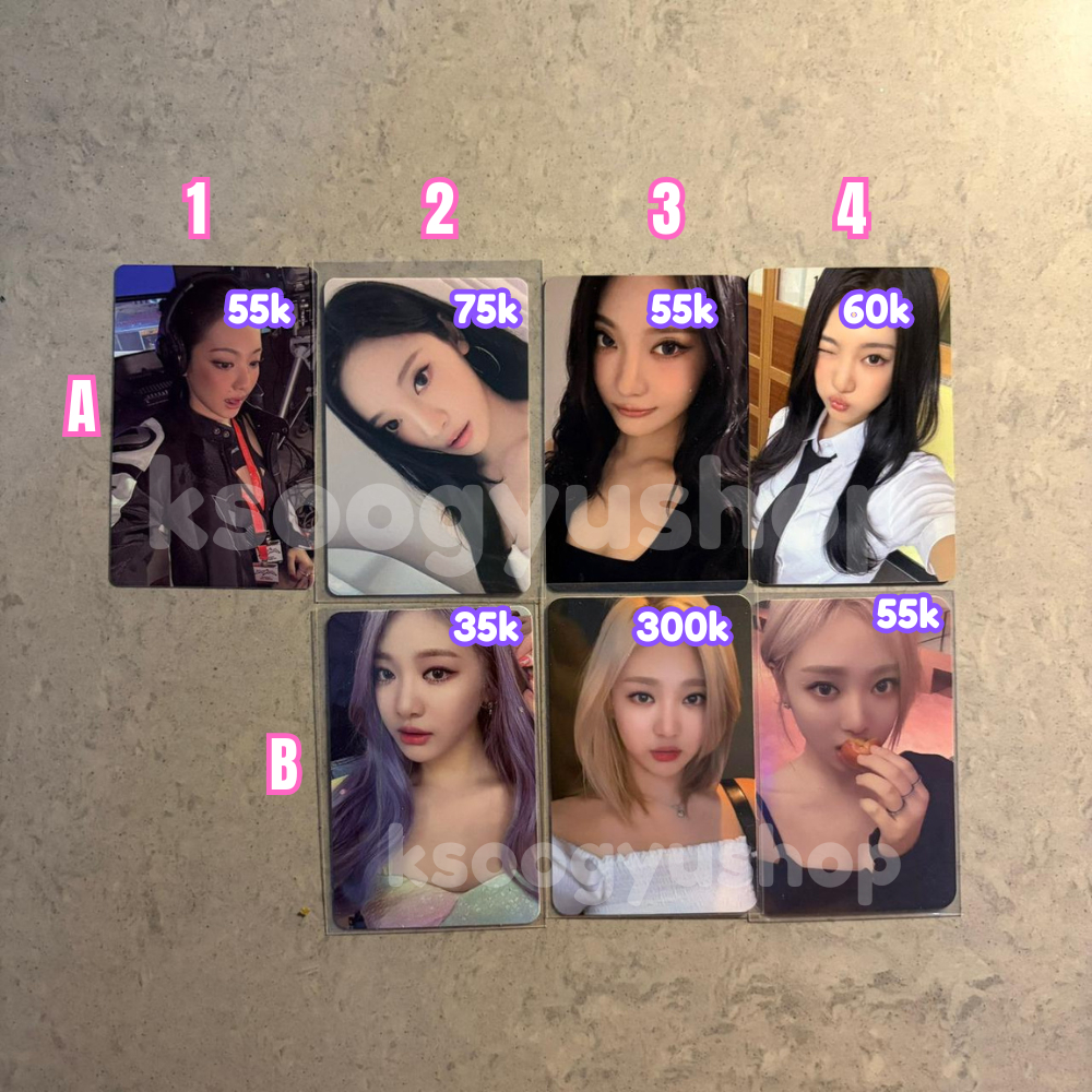 aespa Ningning Dirty Work Rich Man Armageddon Whiplash My World Drama MD Lucky Draw LD Trading Card 