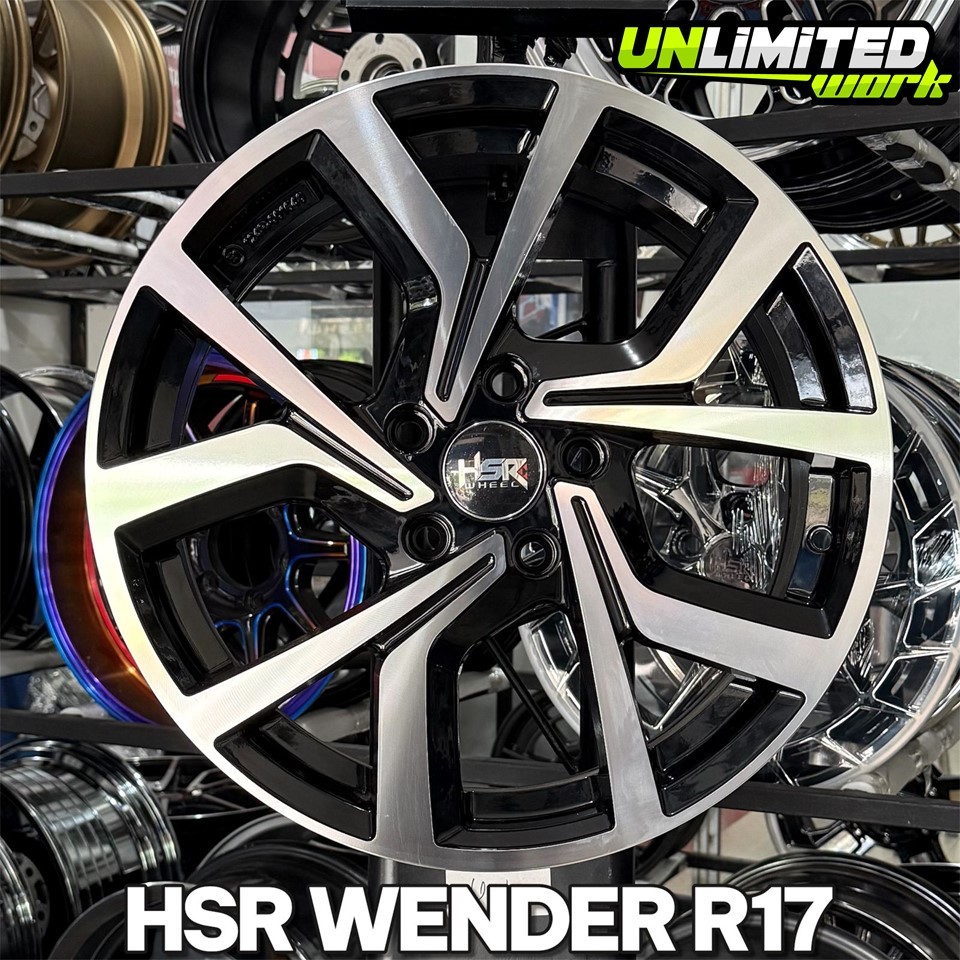 Velg Tampilan Model Oem HSR Wender R17 Twotone Velg Mobil Mini Cooper Xpander Rush MG4 Mercedes