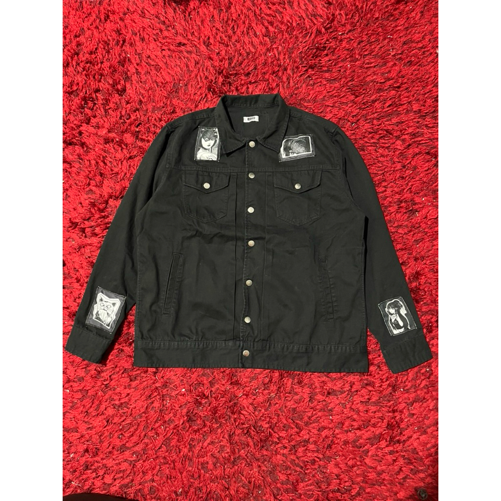 reworked denim jacket tomie junji ito fullpacth