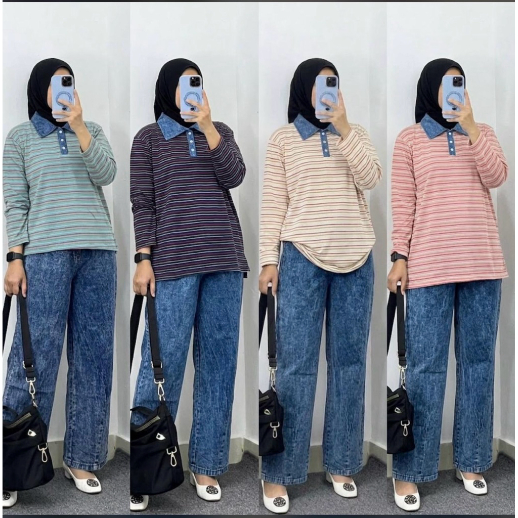 set cel wanita set jeans wanita set cargo wanita set combed wanita