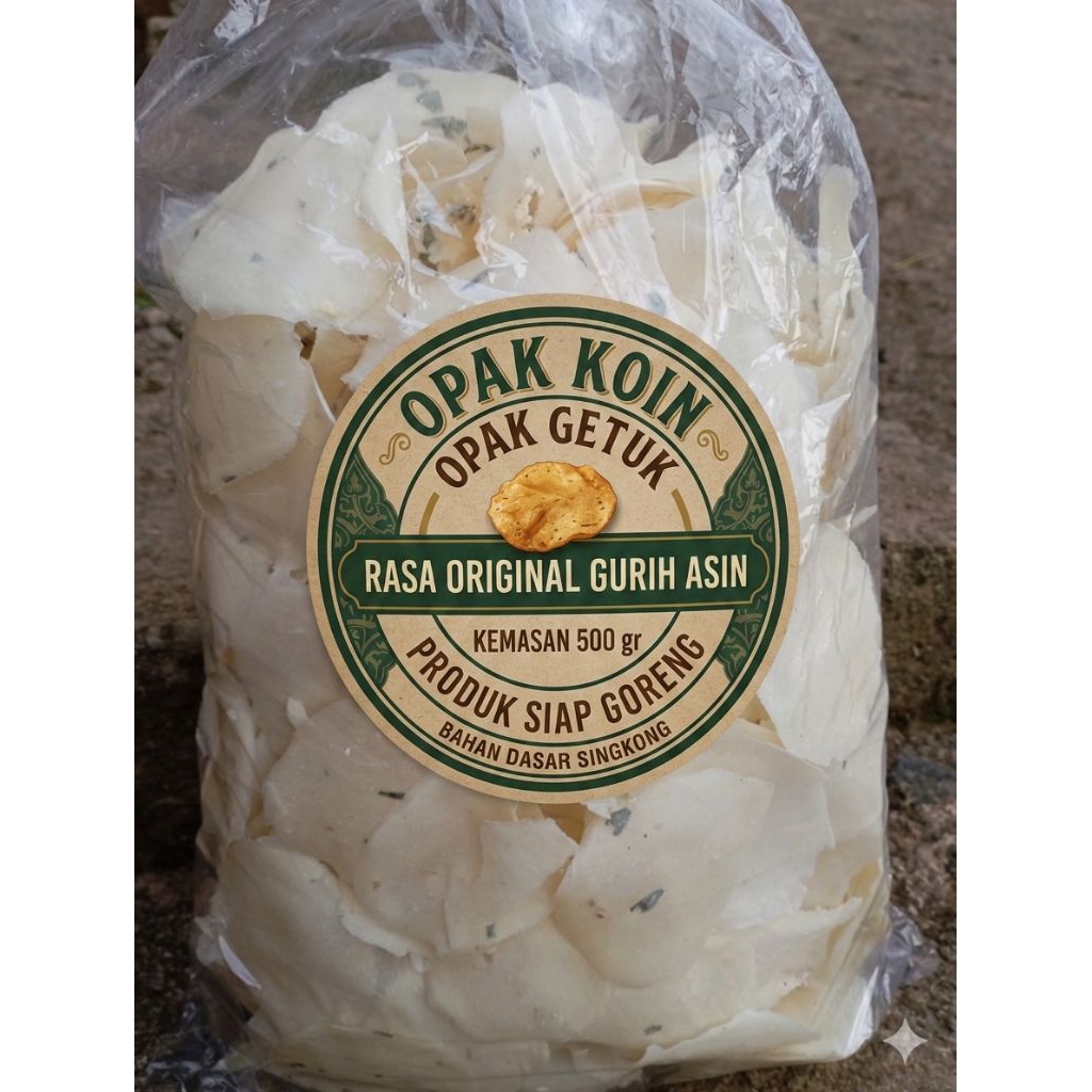 opak koin opak getuk kemasan 500 gr