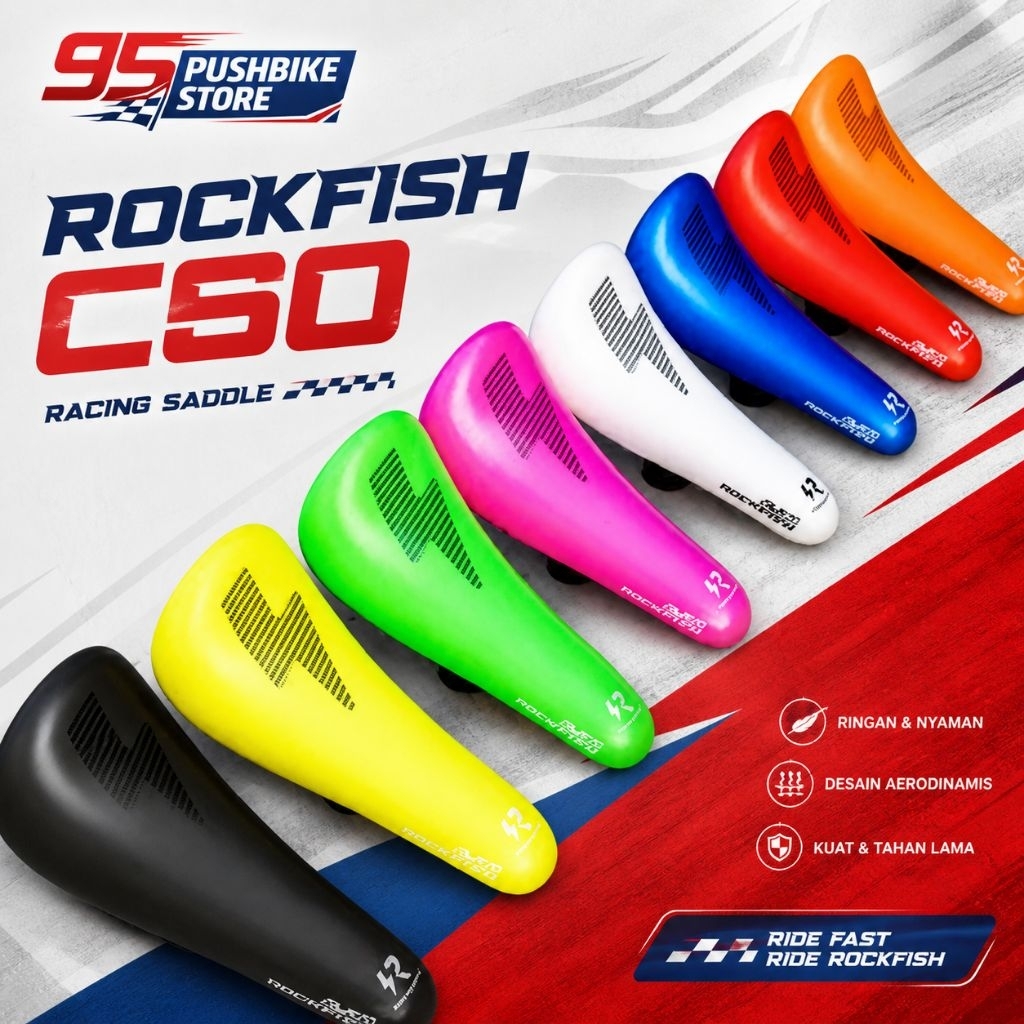 ROCKFISH Sadel Pushbike C50 ORIGINAL