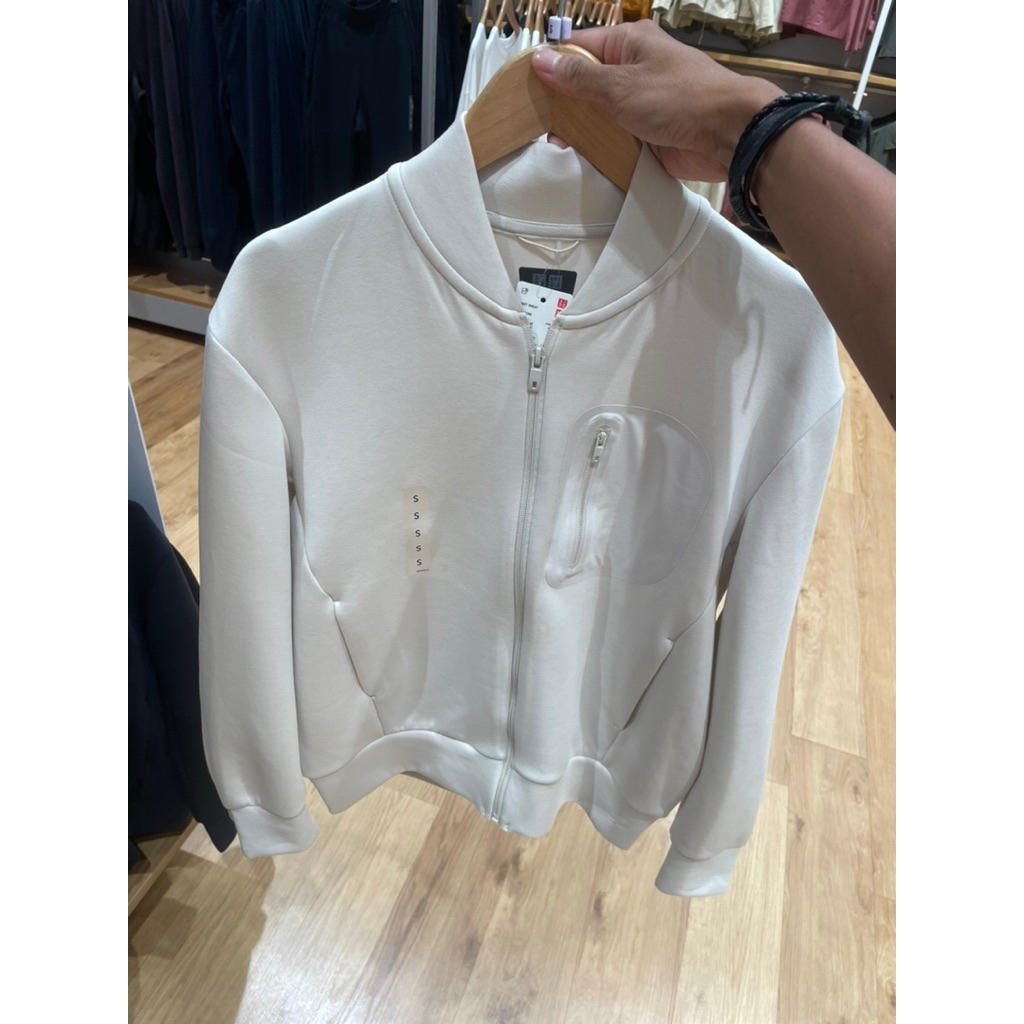 Jacket sweat dry retsleting uniqlo