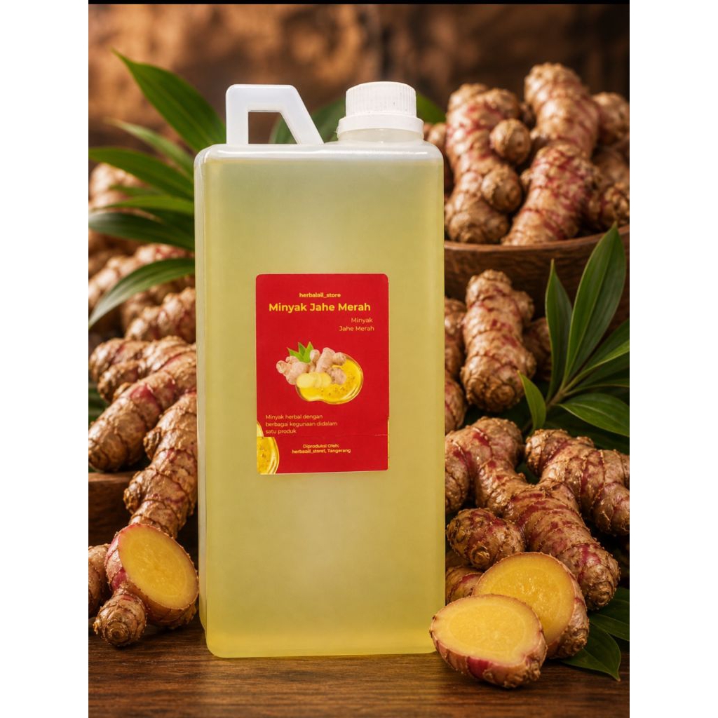 Minyak jahe Merah (Red Ginger oil)1Liter