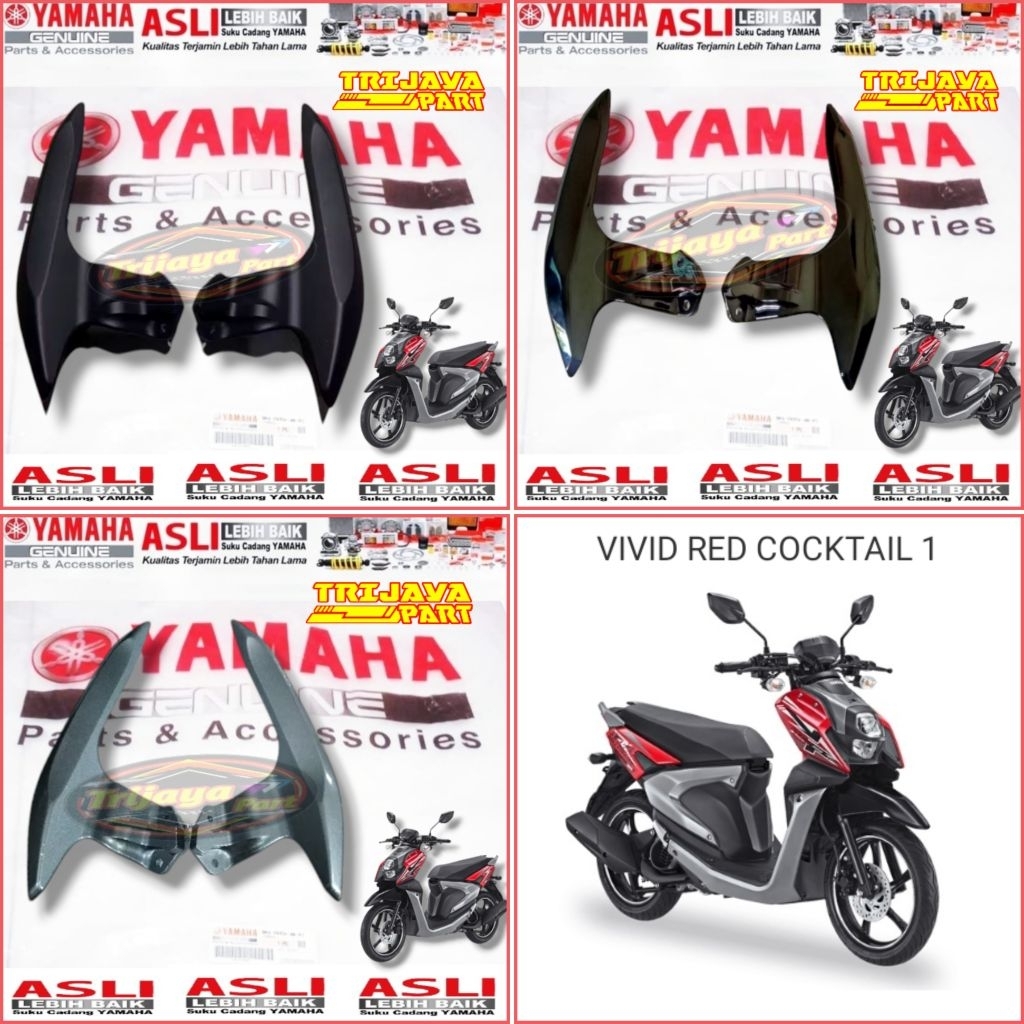 ASSIST, GRIP/BEHEL JOK BELAKANG NEW XRIDE 125 ORIGINAL YAMAHA Sepasang