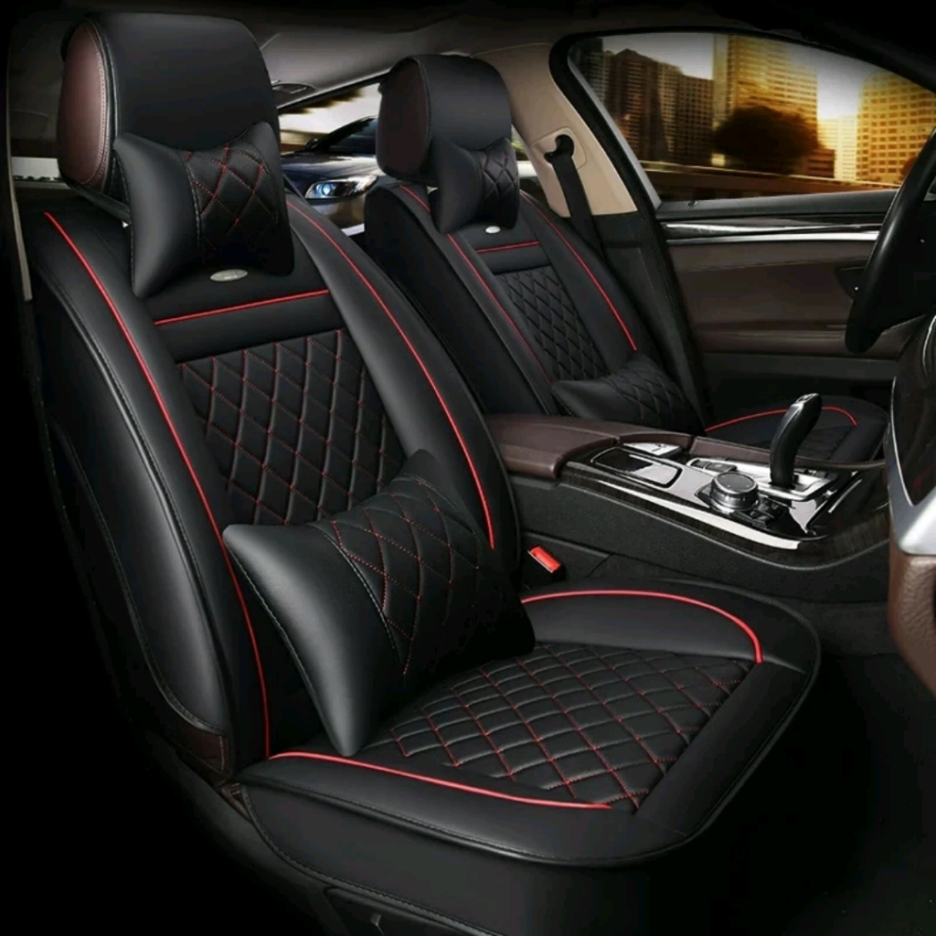sarung Jok Mobil Calya 2016_2023 Fullset Bahan Ferrari