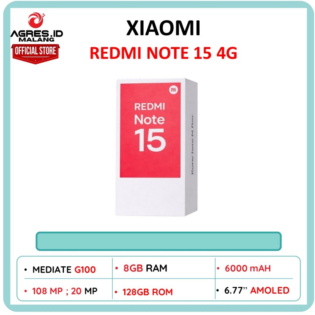 XIAOMI REDMI NOTE 15 4G 8GB 128GB/5G 12GB 512GB